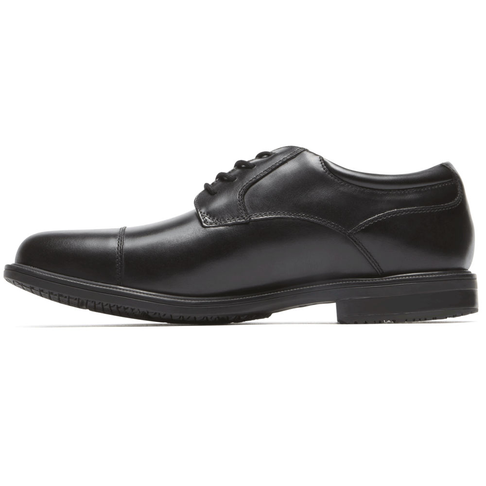 Rockport Pen Sko Herre Svart - Essential Details Ii Cap Toe - UJSR89043